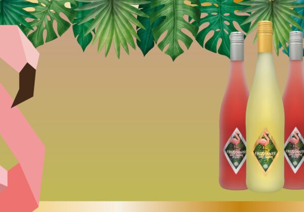 frizzante blanco y rosado