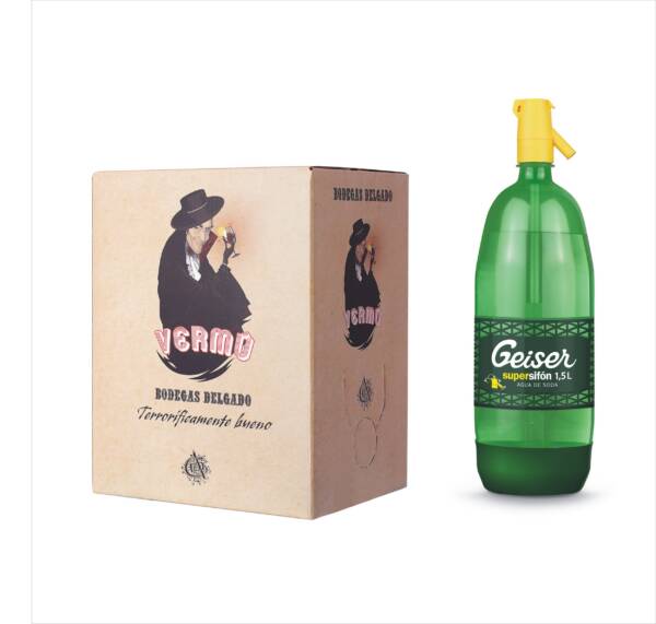 Box 5 litros Vermut + Sifón Geiser